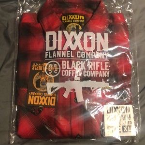 Shirts | Dixxon Black Rifle Coffee Company Fireside Flannel Red | Poshmark